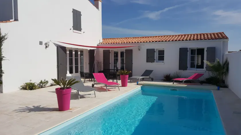Villa mit beheiztem Pool 400 m vom Meer entfernt, ruhig, Haustiere erlaubt - Image 1