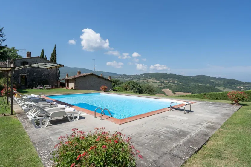 Villa indipendente con vasca idromassaggio, WIFI, piscina privata, A/C, TV, patio, vista panoramica - Image 1