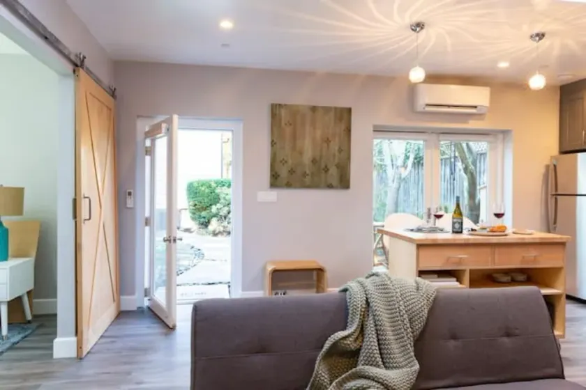 Modern Garden View Home w/ free parking, unique art & furniture: a Superhost - Image 1