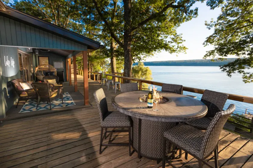 Seneca Lake Waterfront Home with Sauna, Game Room, on Finger Lakes Wine Trail - Image 1