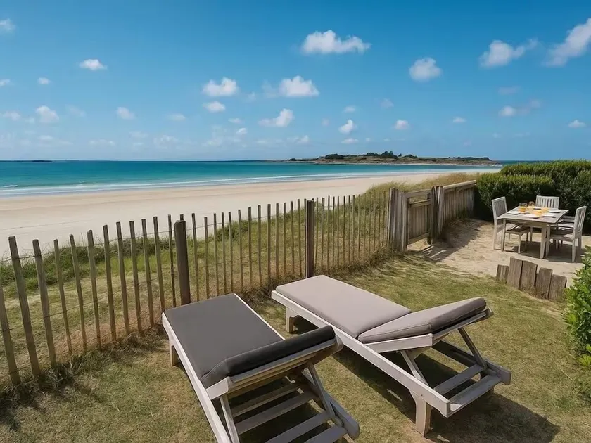 Architect-designed villa ⭐️ ⭐️⭐️⭐️⭐️face by the sea 6 pers🏄🏻‍♂️les feet in the sand - Image 1