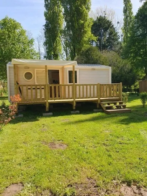 ZEcamping 3 étoiles piscine chauffée dog friendly locatif TV BBQ 48m2 - Image 1