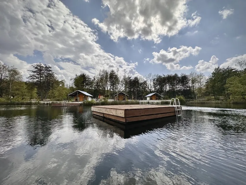 Three Lakeside Canvas Cottages group  campsite at  Parakeet Cove  - Image 1
