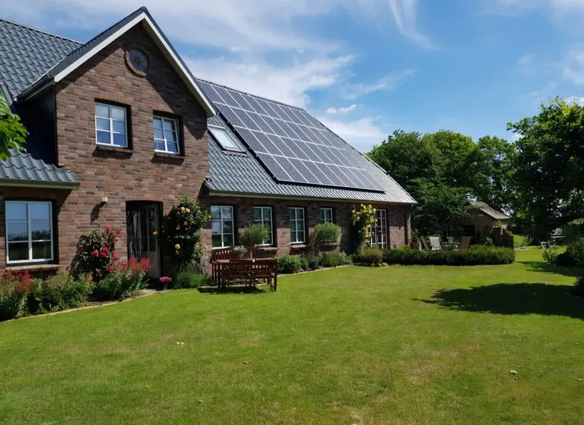 Appartamento 'Ferienwohnung Hof Krakebüll' con terrazza privata, giardino privato e Wi-Fi - Image 1