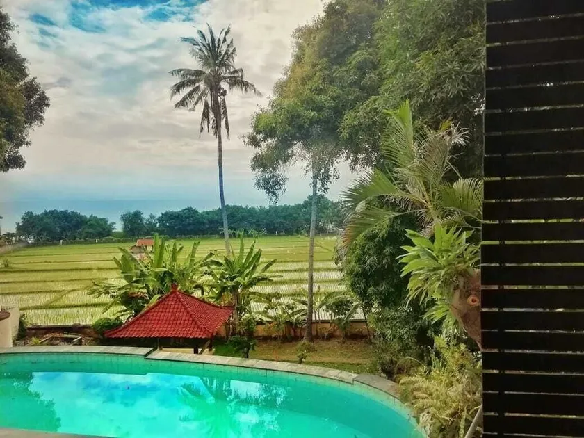 Private Villa North Bali with Ocean Pool Rice Field View - Image 1