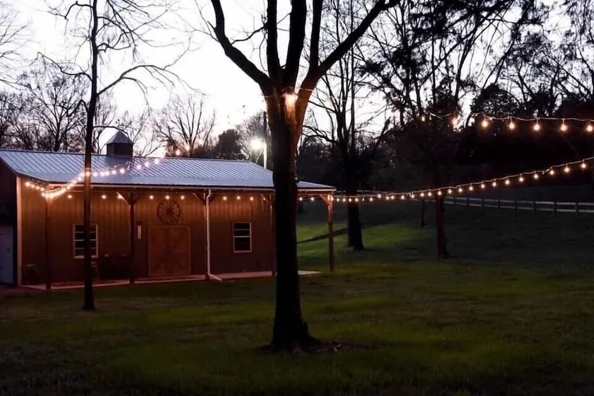 Collier Creek Wedding barn & 3 Cabins bundle on a beautiful creek  - Image 1