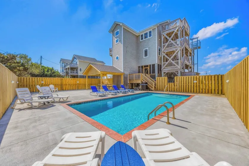 Oceanview mit privatem Pool, Whirlpool, Spielzimmer und Wet Bar. Surf's Up Rodanthe! - Image 1