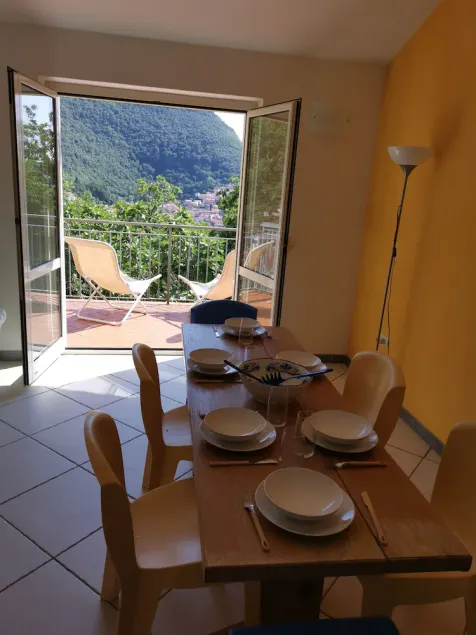 Portion of villa surrounded by greenery 500 meters from the historic center of Maratea - Image 1