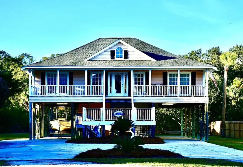Herrliche Bch Heim, + -600 'zum Strand, Slp 10, Wi-Fi, Tidal Cr, perfekte Veranstaltungsbereich - Image 1