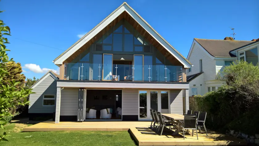Beach Front Holiday Home on Private Estate with Sea Views.   100+ 5* Reviews! - Image 1