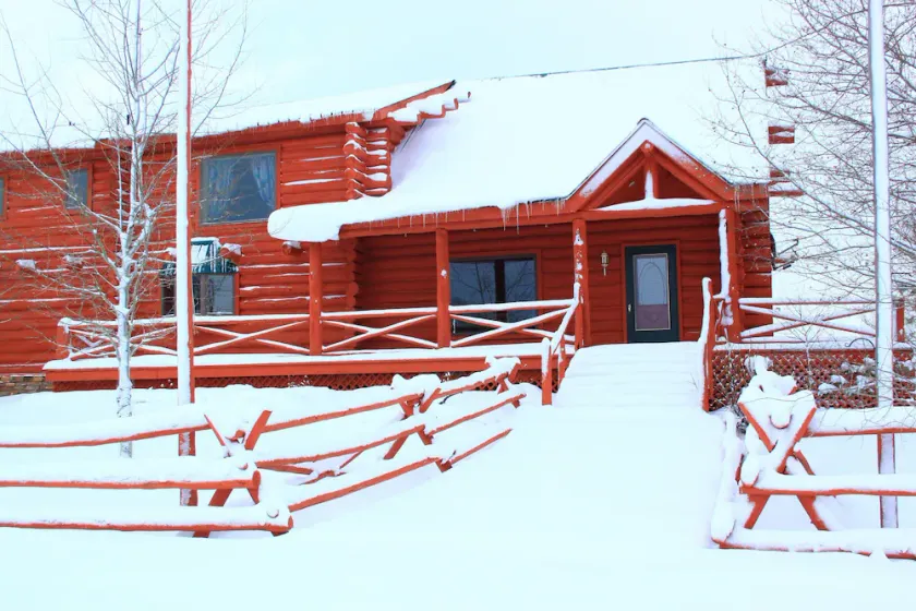 Superbe cabane en bois rond à 3 niveaux avec vue sur Grand Teton! - Image 1