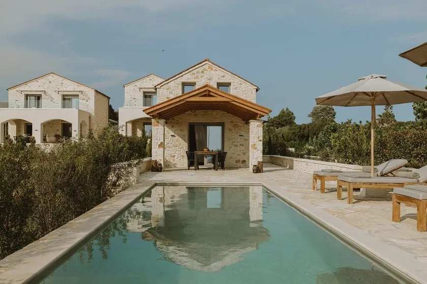 Villa avec barbecue, piscine privée et jardin | Vue mer - Image 1
