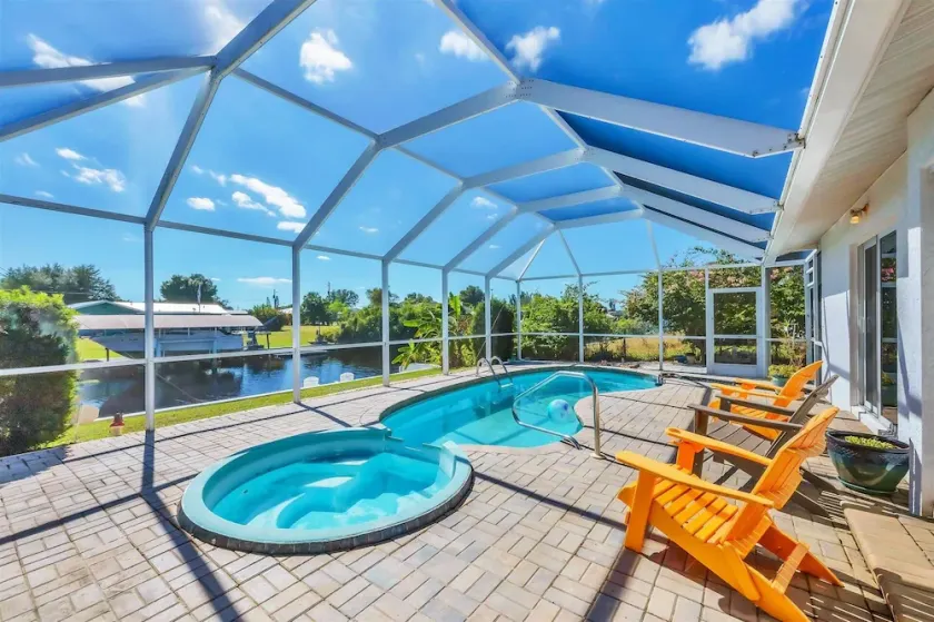Harbor Heights Private Pool Vacation Home On Canal With Bbq And Dock 2 Bedroom Home - Image 1
