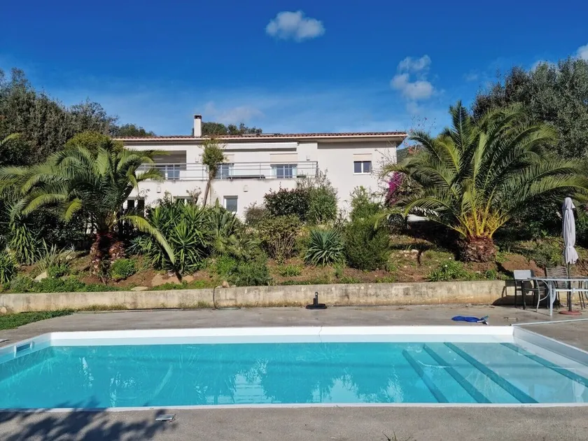 T2, air-conditioned ground floor villa in la Campagne, near Ajaccio, 8/4 m pool. - Image 1
