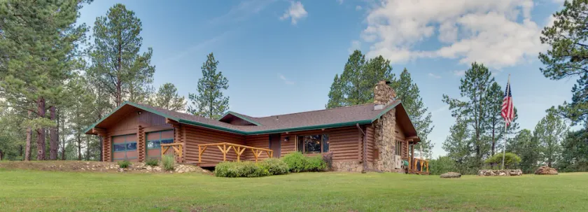 One Level Log Home on 3.5 Acres, Beautiful Views, Newly Updated - Image 1