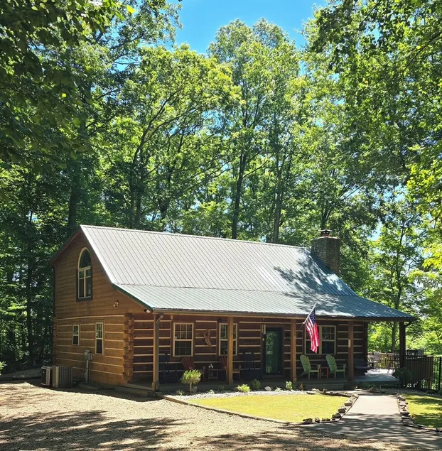 Lake Cumberland cabaña personalizada casa en 32 acres arbolados - Image 1