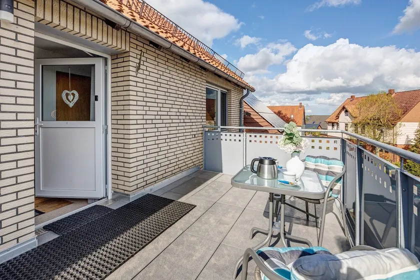 Appartamento 'Weserberglandblumen' con balcone, vista montagne, giardino privato e Wi-Fi - Image 1