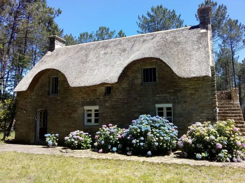 Location saisonnière d'une chaumière bretonne en plein coeur de la forêt - Image 1