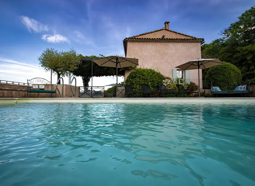 Restored farmhouse with heated pool and landscaped gardens. - Image 1