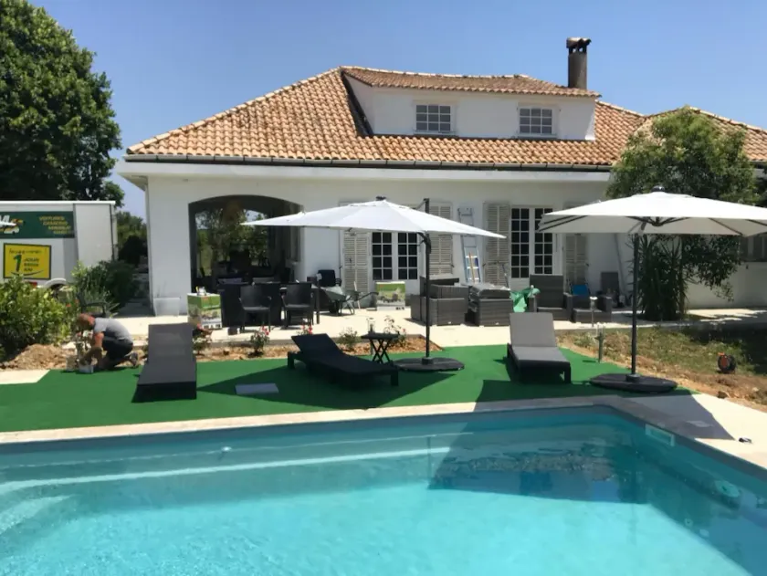 Villa 10 ' from the beach and close to rivers with private pool 12 persons - Image 1