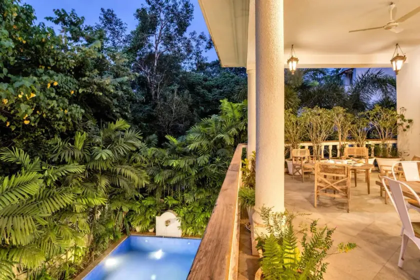 Villa Poorvi by Hireavilla - 4BHK Villa in Siolim with Pool and Forest View - Image 1