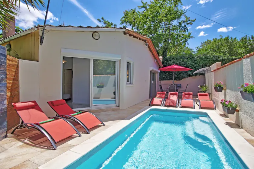 🌞Marseillan – Klimahaus privater beheizter Pool 28 °C ab 13. März – uneinsehbar - Image 1