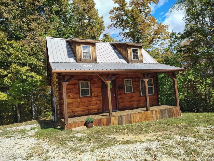 An Outdoor Luxury Cabin Adventure \"The Hampton\"Amish-Built Log Cabin - Image 1