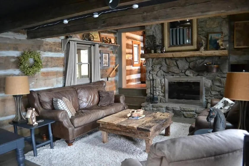 Enjoy this 100+ year old cabin in the gated Wolf Laurel Resort community. - Image 1
