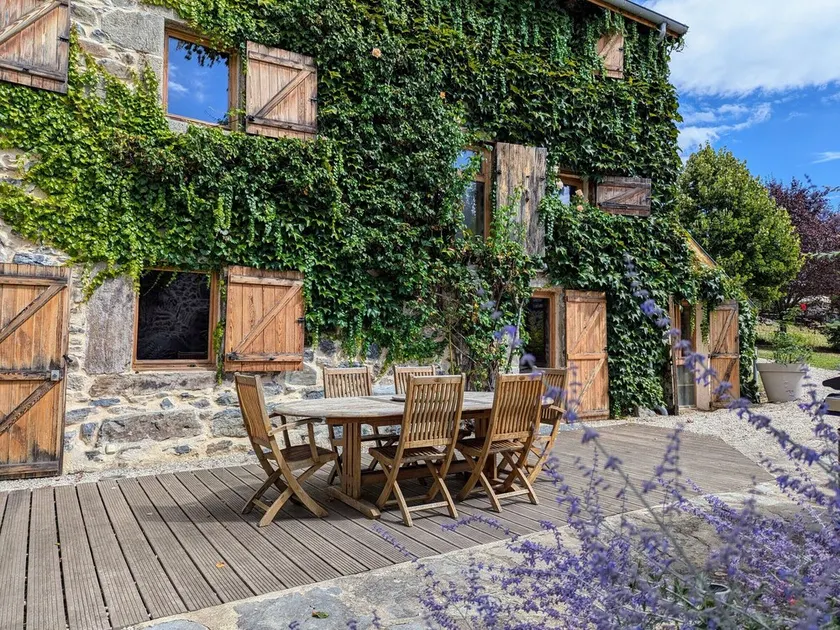 Luxury Gîte with Spa, Terrace, and Game Room in Scenic Blanlhac, Rosières - Image 1