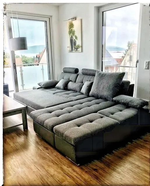 Appartement neuf et moderne de 74 m² avec balcon et vue paradisiaque sur le Brombachsee (sans barrière, accessible par ascenseur) - Image 1