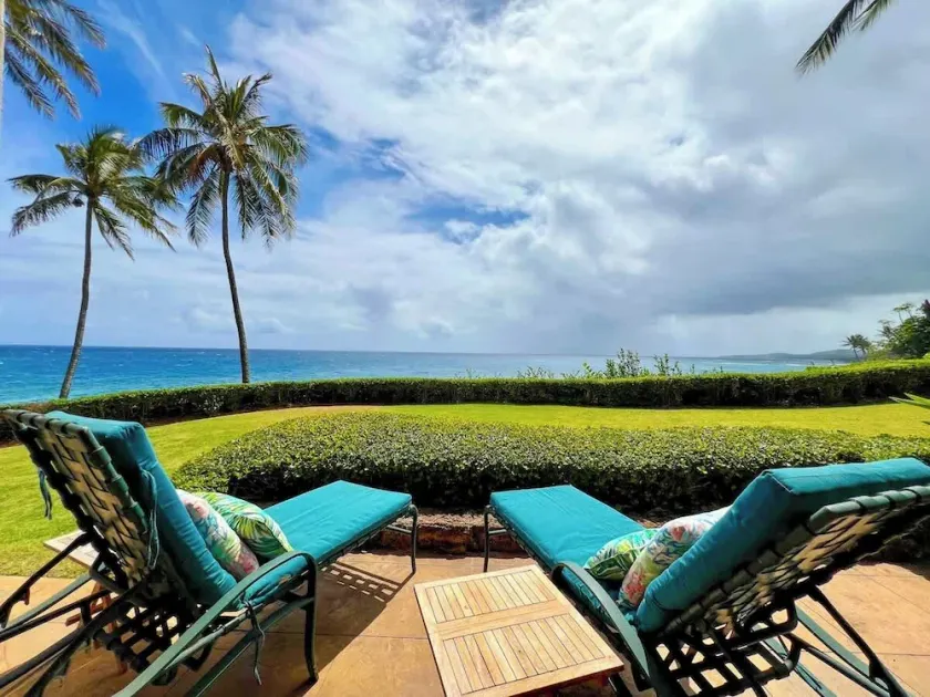 Poipu Makai Villas C1 – Oceanfront, A/C, PBAC Included - Image 1