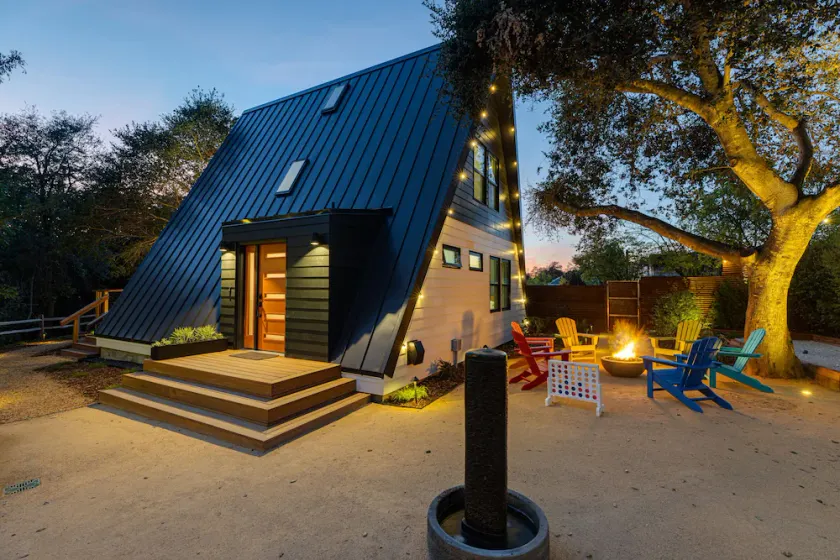 Sonoma Valley designer A-frame with pool & bocce! - Image 1