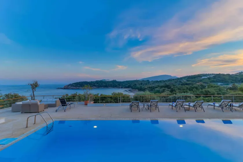 Black Diamond Beachfront Pool Villa Pasithea in Sounio, Athens - Image 1