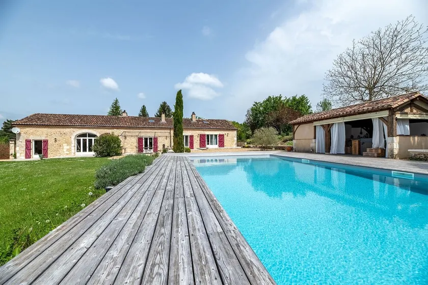 Muy bonito longere a 10 personas con gran piscina en el corazón del Perigord - Image 1