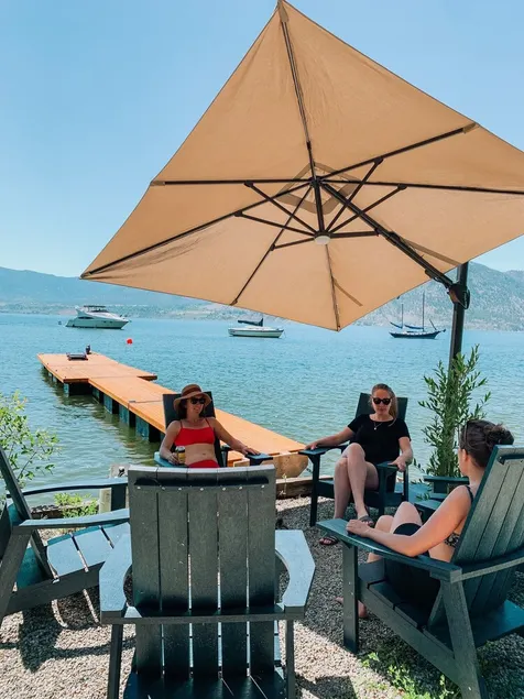 Private Lakefront Beach House off Naramata Bench with sauna and hot tub - Image 1