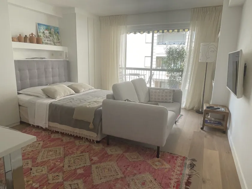 Beautiful studio in center of Cannes on Antibes shopping street - Image 1