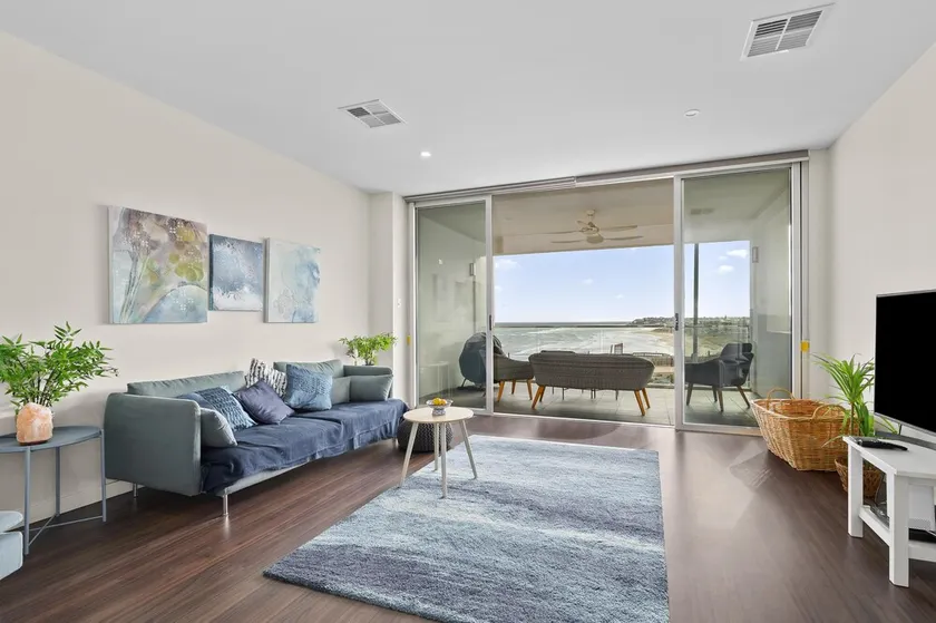 Meander ~ Port Noarlunga South - Perched up high on the red sandstone beach cliffs, your vantage point offers unrivalled views of where the Onkaparinga River meets the sea – just outside your front door. - Image 1
