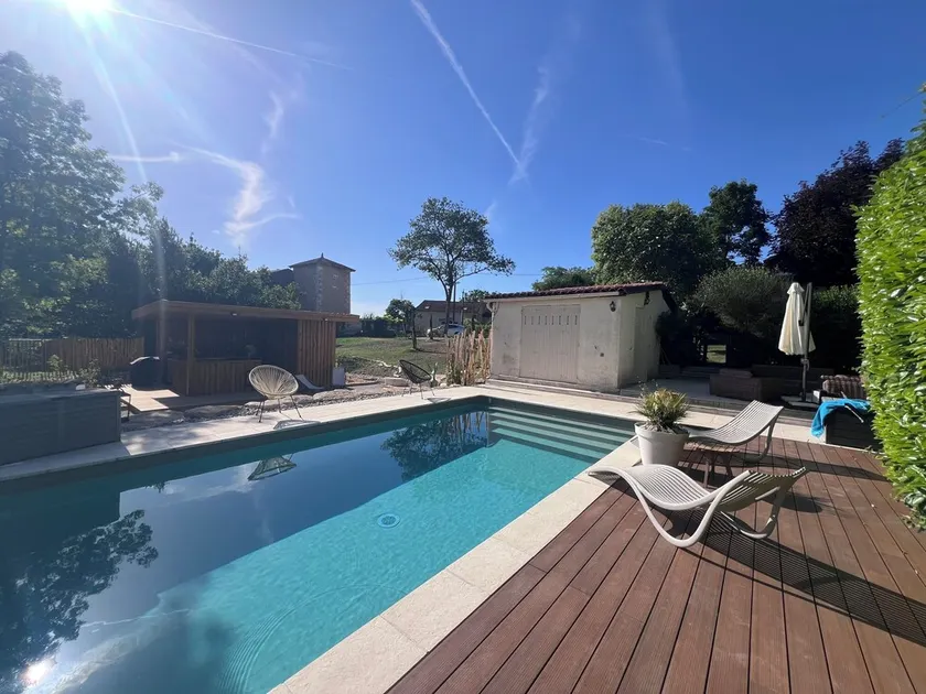 Maison en pierre pour 6 personnes, piscine chauffée, boulodrome, cuisine d’été - Image 1