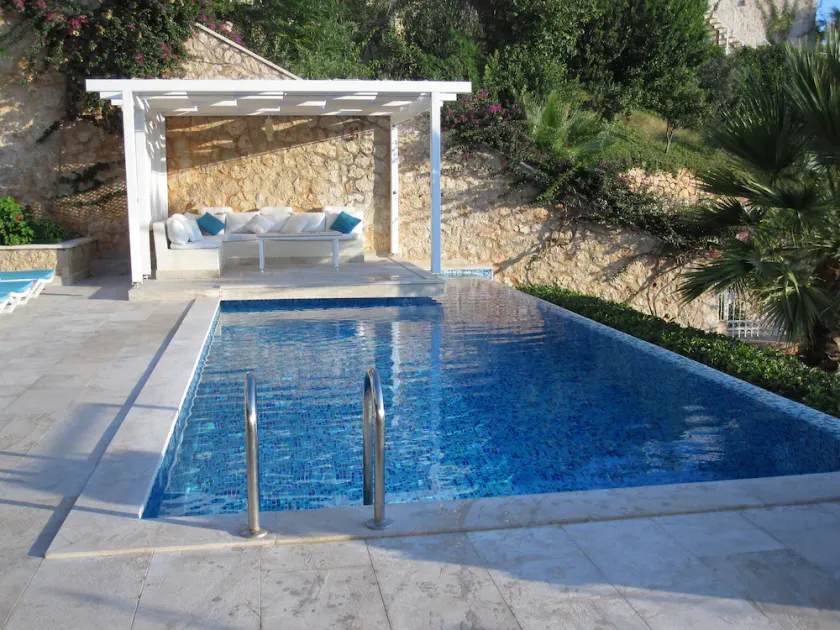 A short walk to village - Own Pool, Large Patio, Garden, and Lovely Views. - Image 1
