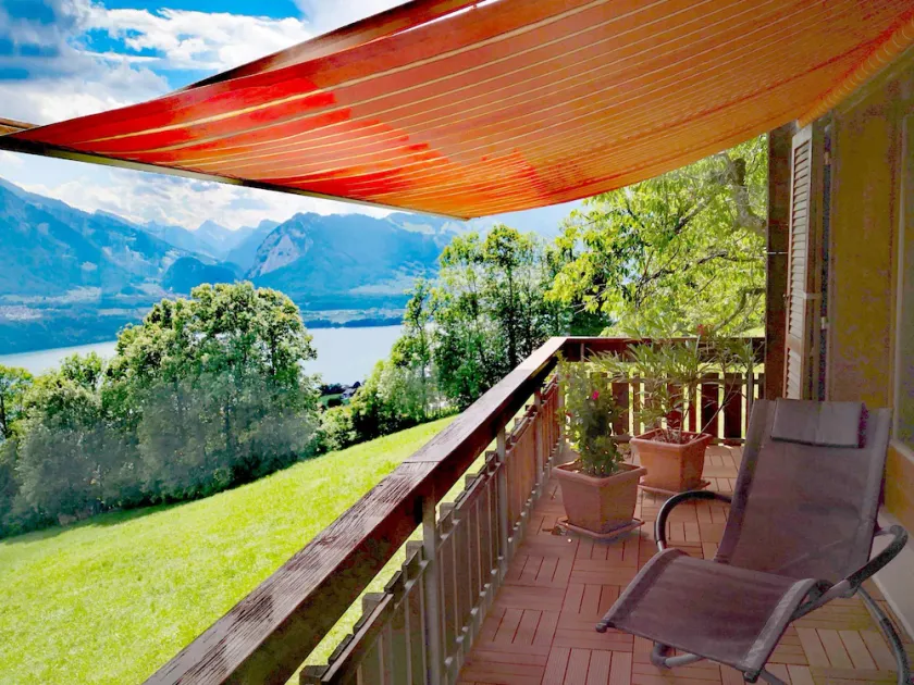 Chalet Xanadu 2-Storey Apartment with Amazing Alps & Lake View - Image 1