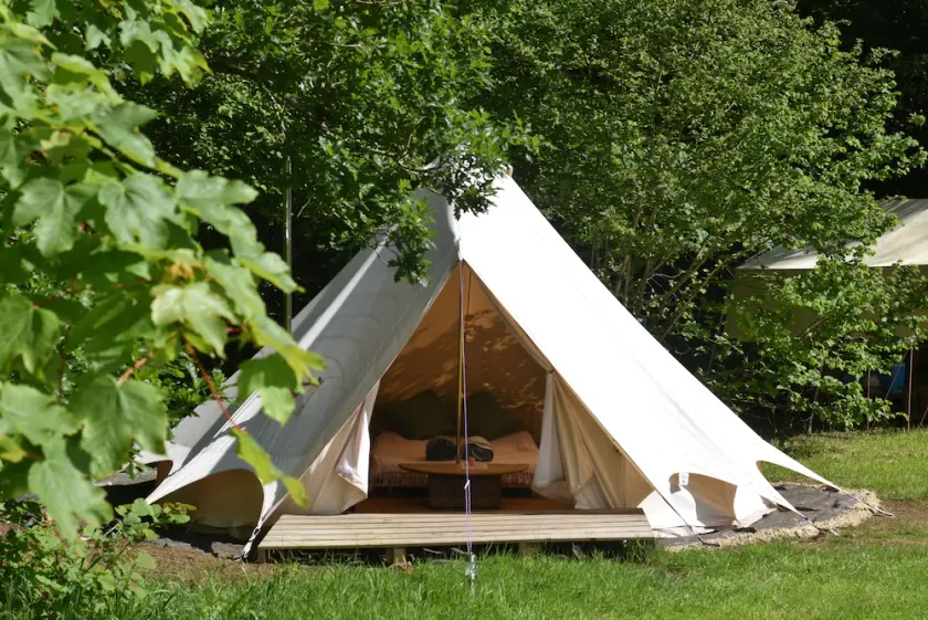 Bluebell Brook Camp\nSecluded camping in 13 acres of magical meadow and woodland. - Image 1