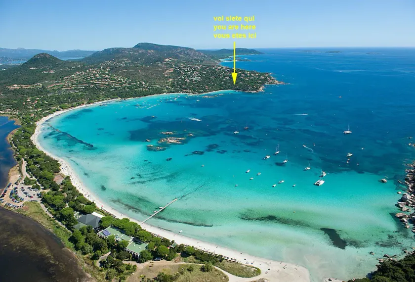 Gorgeous house on Santa Giulia Bay - beach steps away- privacy, peace and nature - Image 1