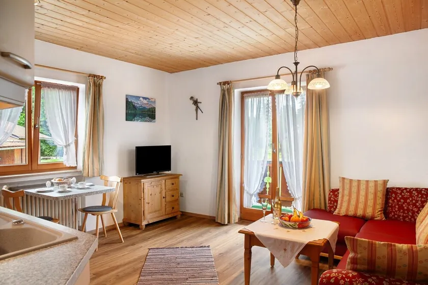 Appartement 'Ferienwohnung Zugspitze' avec vue sur les montagnes, balcon et Wi-Fi - Image 1