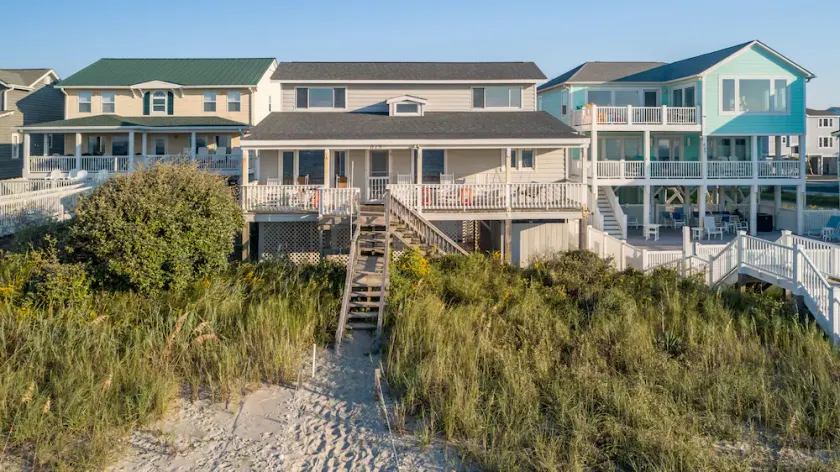 Hobbs Realty - \"Kingry Hideaway\" - a lovely 4-bedroom oceanfront home just steps from the ocean - Image 1