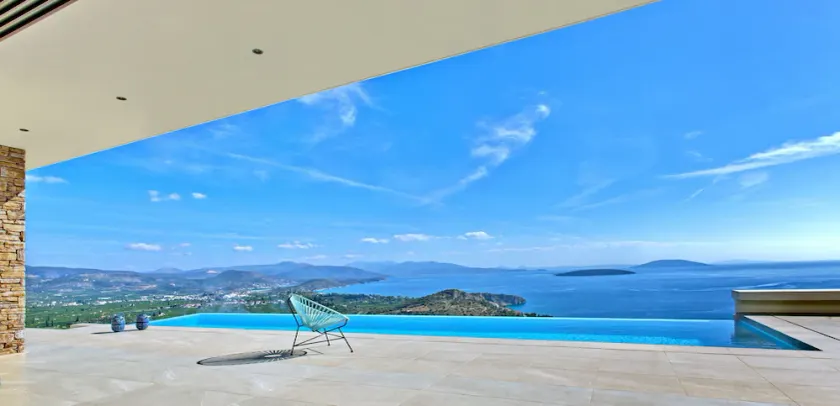 NafplioBlu - Villa til 6-8 med fantastisk udsigt over havet og dalen + uendelig pool - Image 1