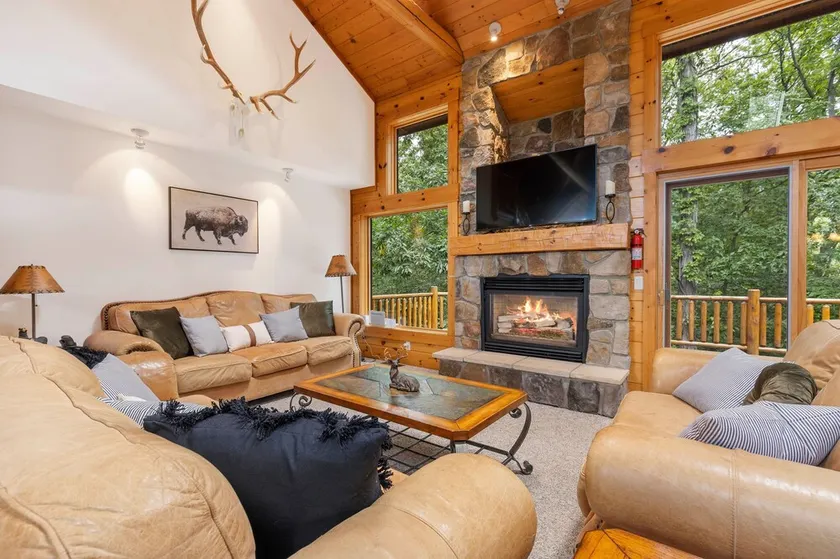 Secluded Spacious Cabin with Large Bedrooms and Huge Deck & Hot Tub - Image 1
