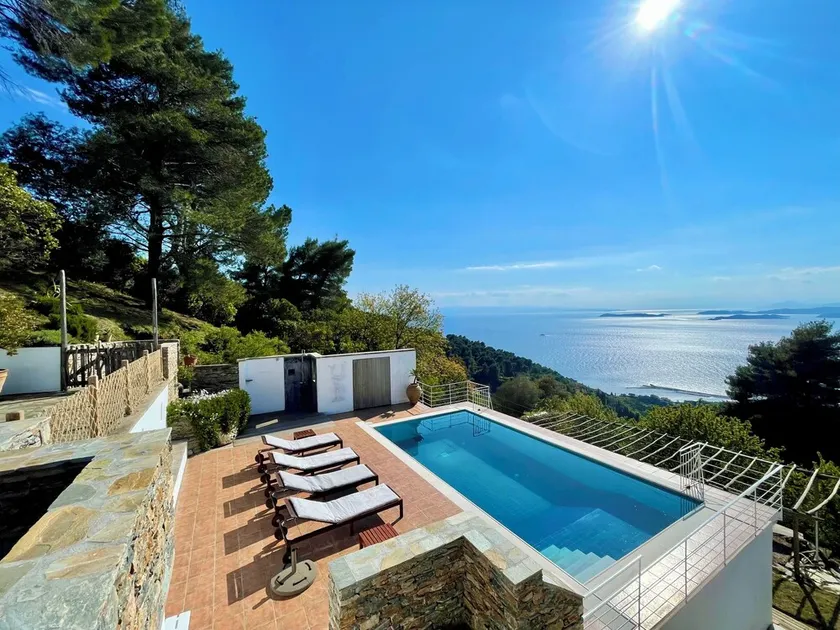 Pool villa close to Glossa village, tavernas and beaches. - Image 1