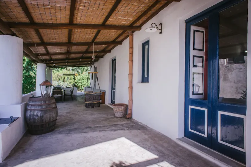 Il Palmento di Salina es la típica casa Aeolina privado con terraza y jardín con vistas al mar - Image 1