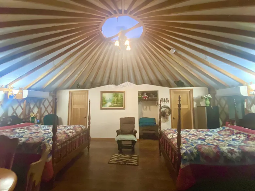Yogi's Den is a playfully themed Yurt starring Yogi the bear and his pals. - Image 1