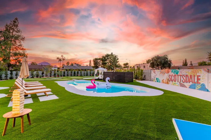 Stunning Backyard -Mini Golf & Heated Pool! 5 Mins to Old Town Scottsdale! - Image 1